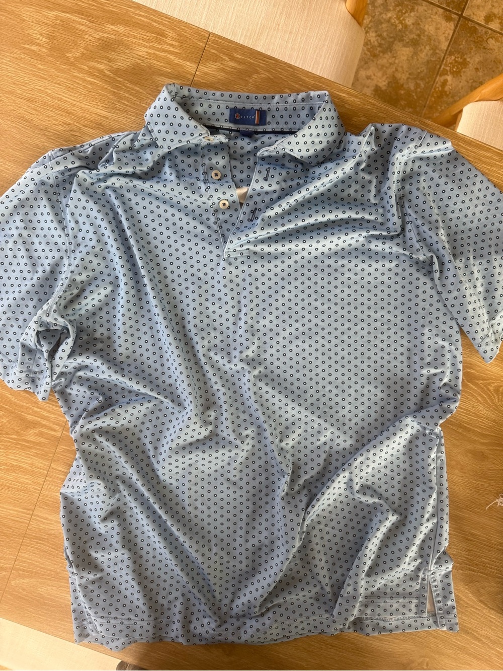 Stitch Dot Golf Polo Shirt - Men